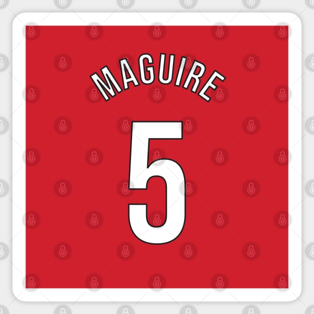 Maguire 5 Home Kit - 22/23 Season Sticker by GotchaFace